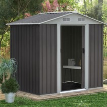 야외 창고 농막 수납장 움막집 하우스 이동형 조립식, 헤링본 탑 A 직접 설치