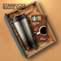 [스타벅스 선물세트] SS 엘마 블랙 텀블러 473ml [스타벅스선물박스+쇼핑백증정]-소중한 분께 마음를 전하는 스타벅스 커피선물세트 새학기선물 단체주문, 이탈리안로스트 추가 [ 선물박스 ]