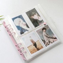 포켓 포토 앨범 미니 스티커 바인더, 벤타샵블루 052600DC