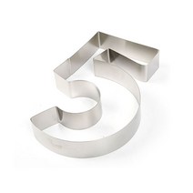 [RA㏓] 스테인레스 숫자 케이크 커터 숫자틀 쿠키 5 빵몰드 모양 빵틀 스텐 베이킹 만들기 ▷_§Ea, 《본상품》, 이상품GOOD