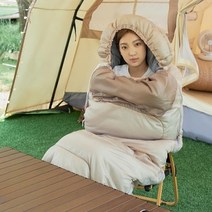 감성 동계침낭 고급형 고성능 백패킹, 1.4kg 블루