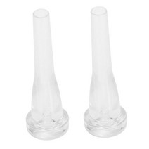 트럼펫 부품 마우스피스 피스 품질 2 pcs abs 마우스 meg 크기 bach 초보자 뮤지컬 액세서리 또는 손가락 운동기 3c amp 7c, 진한 파랑