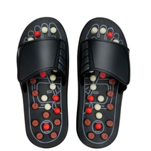 다이어트슬리퍼 지압 마사지 실내 건강 발 발 반사 요법 침술 치료 걷기 돌 신발 침술 cobblestone massager 13