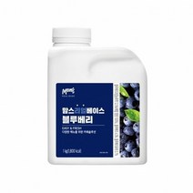 흥국 맘스 블루베리 농축액 베이스 1kg /농축액 모음, 흥국 블루베리 베이스 1kg 1개