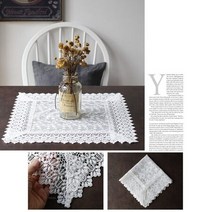 고급 레스토랑 러블리 뜨개 테이블매트 정원꾸미기