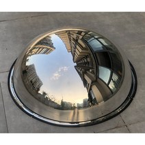 반구형 볼록거울 도로 회전 아크릴 반사경 하프 미러, 60cm