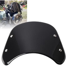 오토바이 스크린 윈드실드 Aveko for honda ct125 2020-2021 자동차 윈드 실드 슈퍼 캡 윈드 자전거 장착 브래킷 블랙 일본직배송, 블랙(블랙 19-3911 tcx), 1개