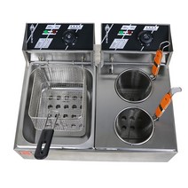 라멘 쌀국수 면삶는기계 업소용 튀김 냉면 면 분식집, 튀김기 + 누들 쿠킹 2구
