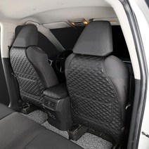 CZCGYDY 아동용 자동차 킥 매트 2팩 토요타 RAV4 2019-2023 뒷좌석 프로텍터 커버 자동 어린이 패드 보관 포켓 포함 등받이를 깨끗하고 깔끔하게 유지