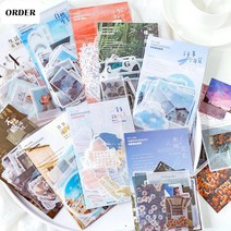 인스타 감성 판스 조각 스티커 다꾸 다이어리꾸미기, 8.포레스트 (ST-875)