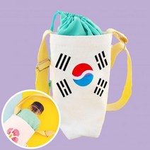 보온보냉 나라사랑 스텐실 텀블러 가방 만들기-태극기