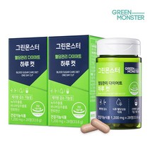 그린몬스터 비건 혈당관리 다이어트 하루 1정 컷 1개월분 바나바잎추출물, 28정, 2개