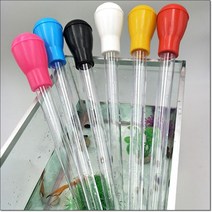 어항 스포이드 30ml 50ml 청소 집똥기 구피 치어 분리, 3-블루스포이드-30ml