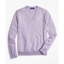Brooksbrothers 브룩스 브라더스 수피마 코튼 브이넥 니트 스웨터 118554