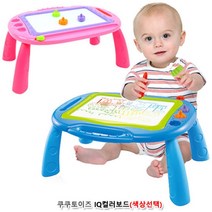 그렸다 지웠다 IQ컬러보드 어린이집행사 유아교구 유아학습교구 유아학습보드 다용도책상 그림스케치북, 핑크