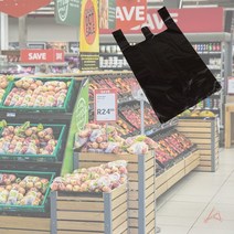 시장 일반 봉투 3호 100매 흑색 검정비닐봉투 봉지 비닐봉지 비닐봉투 약국봉투