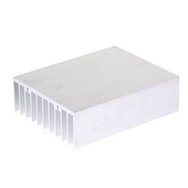 YSSHOP 알루미늄 방열판 150x120x45mm 냉각 라디에이터 쿨러 핀 방열, 실버