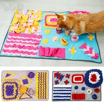 dog mat sniffing pad 담요 강아지 훈련 퍼즐 toydog toys pet slow feeder snuffle mat iq foraging 기술 훈련 먹이, 없음
