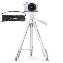 포토프로 DIGI-3500 카메라 스마트폰 삼각대 홀더 일체형, 화이트