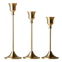 3pcs/세트 금속 캔들 라브라 양초 홀더 웨딩 테이블 중심 장식품 스탠드 캔들 라브 럼 데스크탑 홈 장식, 청동