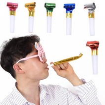 블로우아웃-코끼리나팔 (6개입)-악세사리 소품 파티 생일 브라이덜 프로포즈 팔찌 머리띠 목걸이