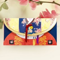 기타 바보사랑[프롬앤투]금자수 저고리 한복 전통 용돈봉투 FB220-2