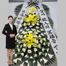 정선장례식장 조화주문 근조3단화환 정선읍 서동로 1277 (덕송리) 꽃집