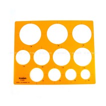 KORING(코링) 템플릿 K-106 (대형원형정규)