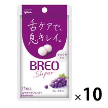 에자키글리코 BREO SUPER 그레이프민트 캔디 21정 x 10봉지, 1개