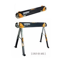 미국 터프빌트 조정 가능 목공작업대 TB-C700 2개 / TOUGHBUILT Sawhorse Jobsite Table Set