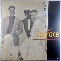 (중고LP) SURFACE 3 DEEP 1991년 발매 라이센스 (자켓 상태 펀칭 있음. 음반 미사용 상태 최상)