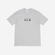 슈프림 x 에밀리오 푸치 박스로고 티셔츠 헤더 그레이 블랙 - 21SS Supreme Emilio Pucci Box Logo T-스커트 Heather Grey 290972