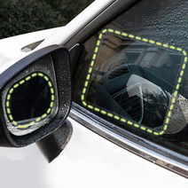 가엔가 자동차 백미러 방수필름 세트 발수코팅 백미러 빗물 김서림방지, 03 미러세트+윈도우세트-MVAD03