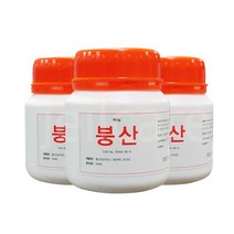 제일케어 삼현제약 붕산 180g 3개 산업용품 과학실험 화공약품, 단품