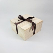 오동나무 리본 상자 선물 포장 박스 170X170X100