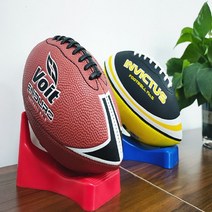 럭비공 받침대 싸인볼 킥런볼 보관 전시대 인테리어 스탠드 장식, B_블루