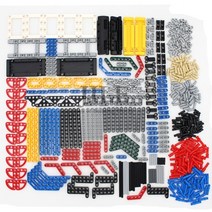레고 호환 Mindstorms와 호환되는 moc 하이테크 혼합 계량 벌크 기어 크로스, 591pcs 색상 무작위