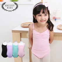 끈 레오타드 발레복 아동 유아 여아 주니어 발레용품 세트