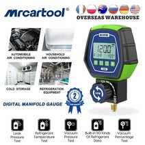 매니폴드게이지 mr cartool l202 digital manifold gauge kit r134a hvac 진공 압력 테스터 도구 공기 조화 냉매 누출 testo 206, 없음, 1개