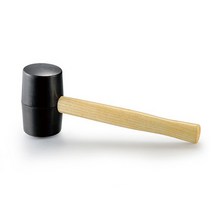 고무망치300g_나무_목수_자루_콘크리트못박기_고무망치(흑색)_소, 고무망치(소)