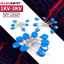 5pcs 고전압 세라믹 커패시터 1KV 2KV 3KV 5PF 30PF 47PF 56PF 100PF 220PF 1NF 2.2NF 3.3NF 4.7NF 10NF 100NF 471 222, 470PF 3KV
