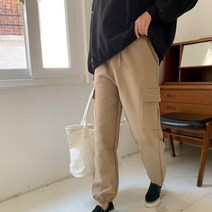 기타 바보사랑[겟잇미]겟잇미 지벨 편한 밴딩 카고 기모 바지