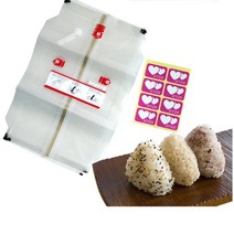 삼각김밥 포장지 15매 남편도시락 아이소풍주먹밥 소품선물 선물포장봉투