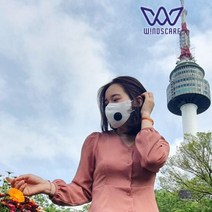 김서림방지 황사 미세먼지 차단 일회용 마스크 숨구멍 제작 부품 마스크 배기 밸브 ver2, 블랙