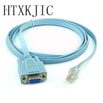 Cisco 콘솔 케이블 rj45 cat5 이더넷-rs232 db9 com 포트 직렬 여성 라우터 네트워크 어댑터 파란색 1.8m 6, 150cm