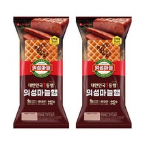 의성마늘햄 440g x 2개 고담백 술안주 도시락반찬 야식안주, 22개