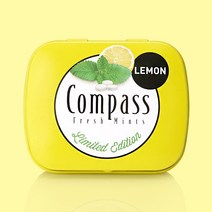 콤파스 프레쉬 민트 레몬, 14g, 8개