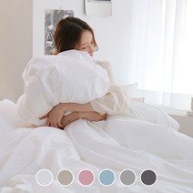 베이직톤 클린코튼 고밀도60수 옥수수솜 사계절 차렵이불 풀세트 이불+패드+베개커버 (SS/Q/K/LK)