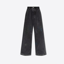 메종 마르지엘라 명품마르지엘라 22FW 블랙 페인티드 와이드 진 S51KA0575 S30842 900
