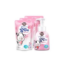 애경 말랑이 핸드워시 딸기300ml+250mlx3